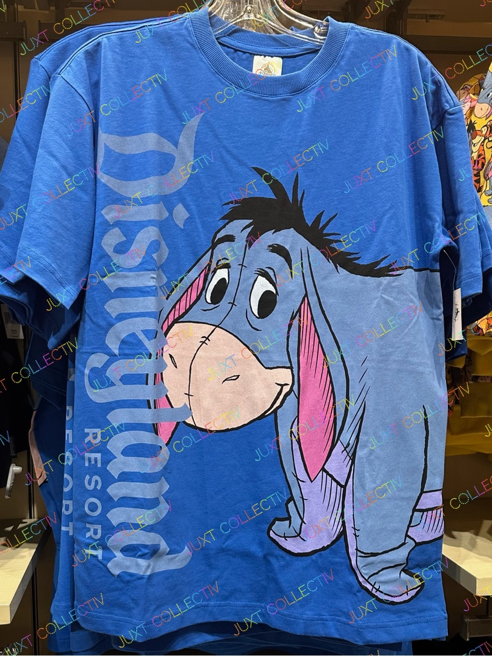NWT Disney Parks Disneyland Resort Eeyore Front to Back Graphic Shirt